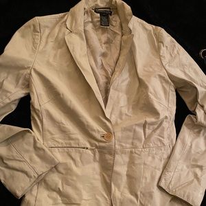 Cream/off white colored Blazer Jacket